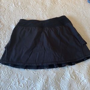 Black Ivivva by Lululemon Set the Pace Skort